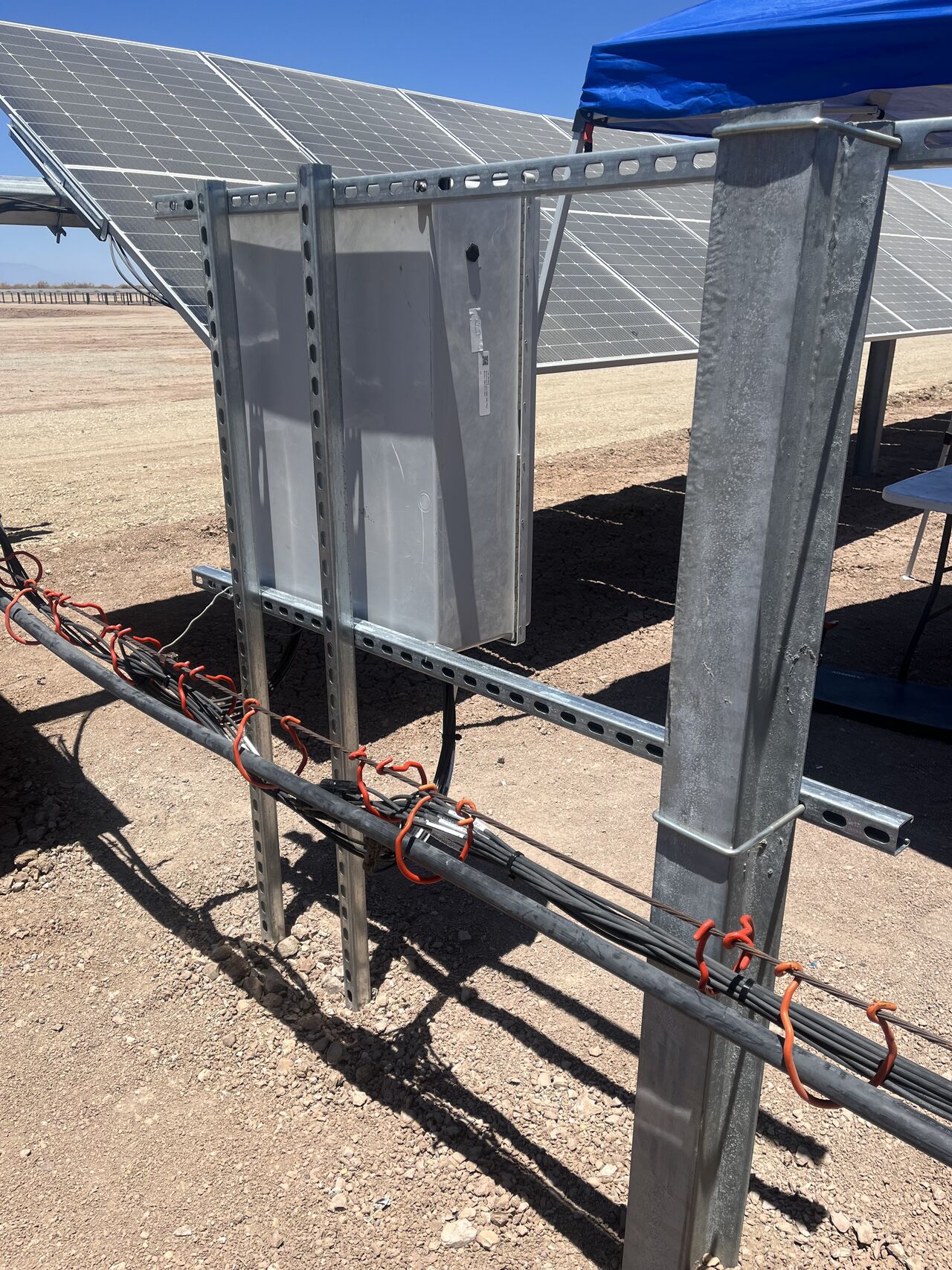 solar field wiring